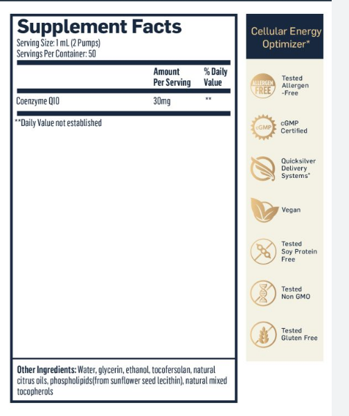 CoQ10 Liposomal Pump