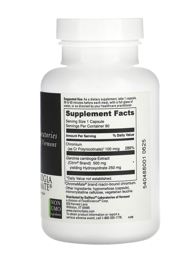 Garcinia Cambogia with ChromeMate® (90 Capsules)