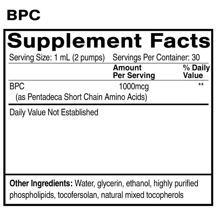 Oral Liposomal BPC