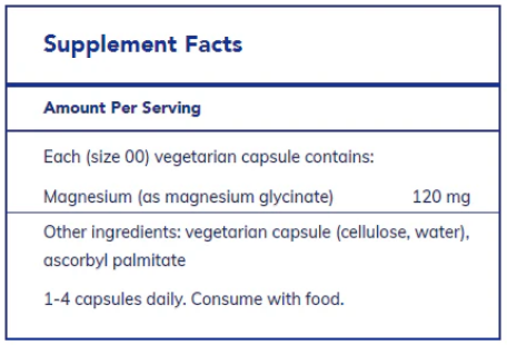 Magnesium (Glycinate) (90 Capsules)