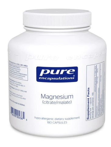 Magnesium (Citrate/Malate) (180 Capsules)