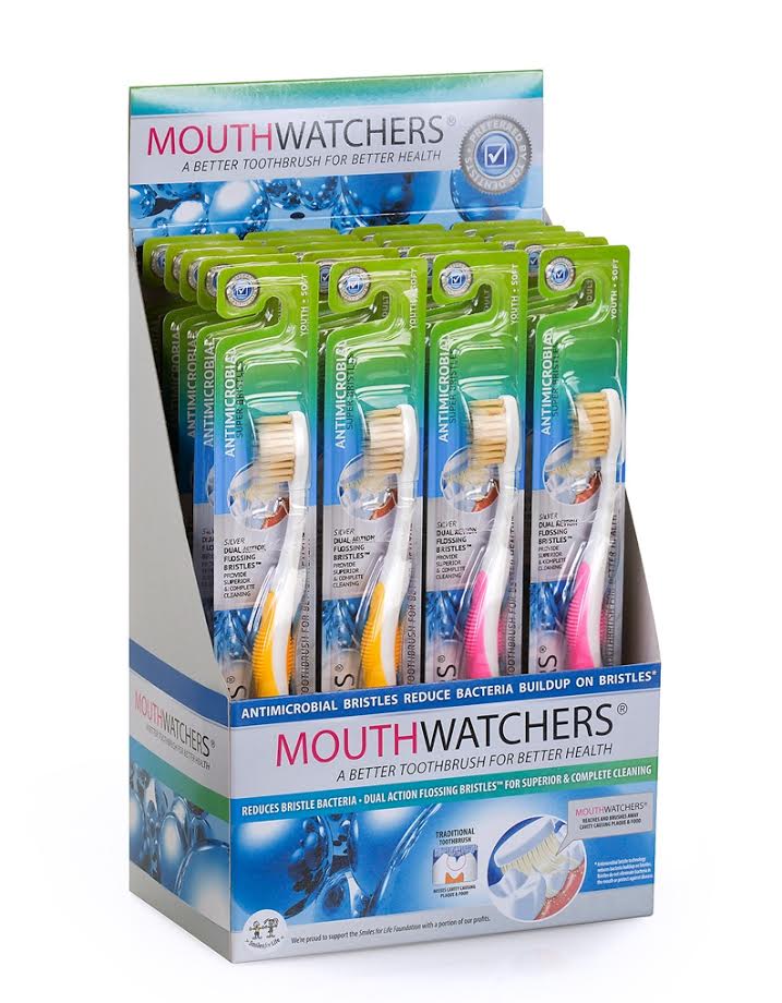 Mouthwatchers Youth Toothbrush - 20 Count Display