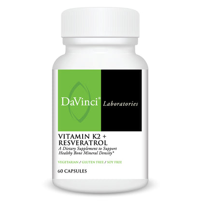 Vitamin K2 + Resveratrol (60 Capsules)