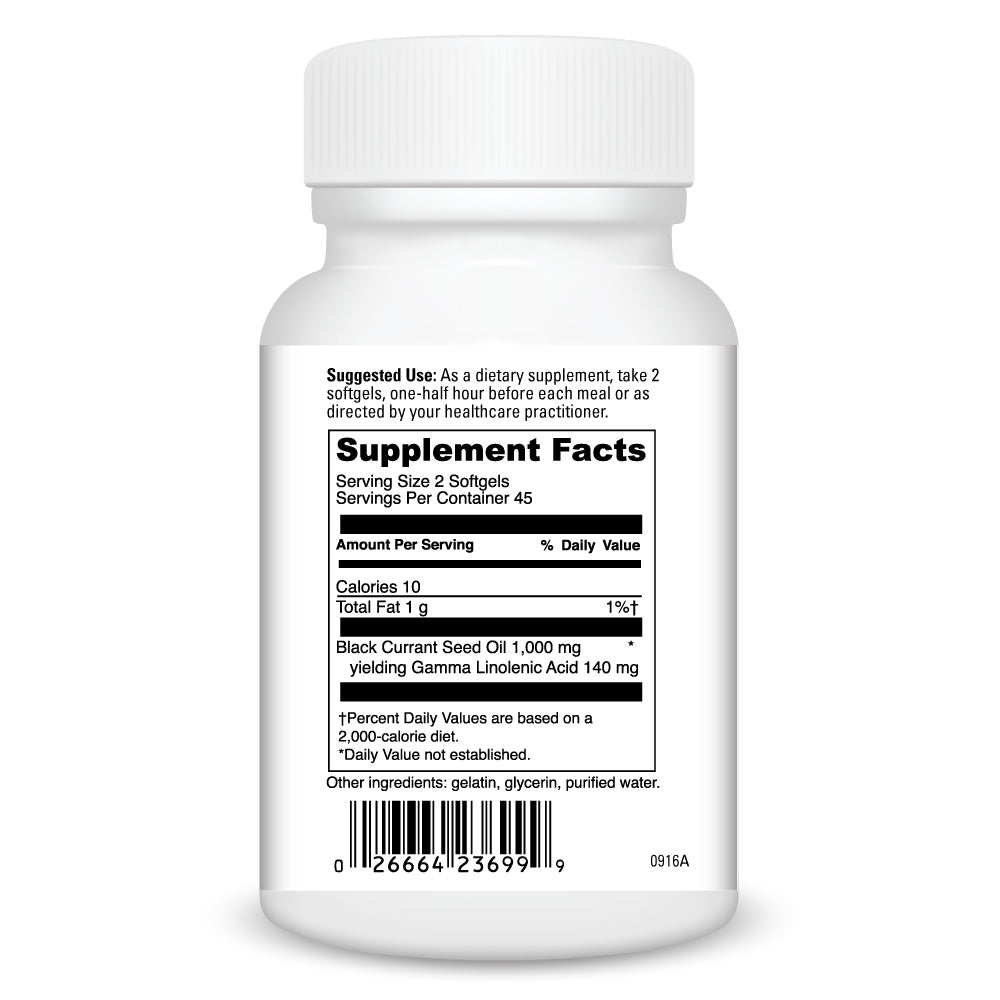 Black Currant Seed Oil (90 Softgels)