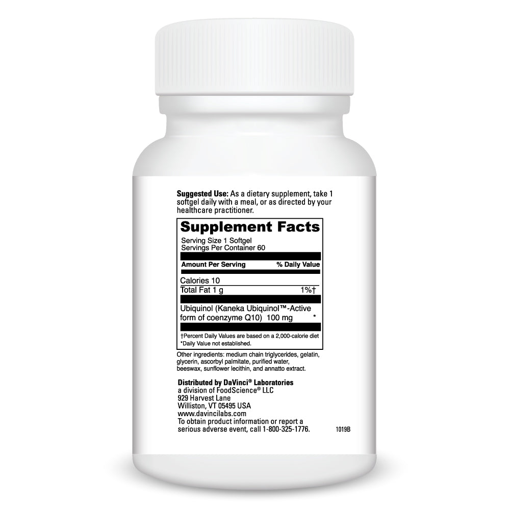 Ubiquinol 100 mg (60 Softgels)