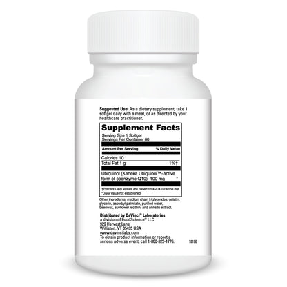 Ubiquinol 100 mg (60 Softgels)