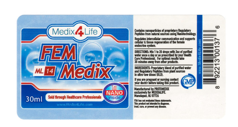 ML-14 FEM Female Hormone Balance Medix 30 ML