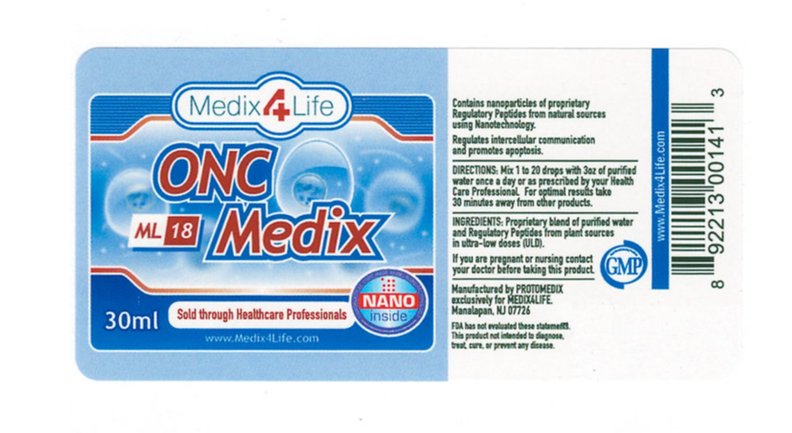 ML-18 ONC Cellular Degeneration Medix 30 ML