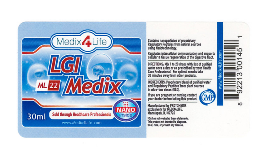 ML-22 LGI Intestinal Tract and Digestion Medix 30 ML