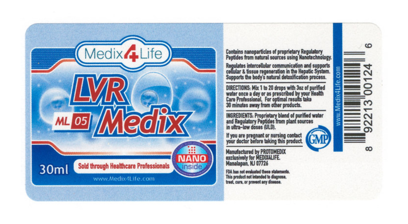 ML-05 LVR Liver and detoxification Medix 30 ML