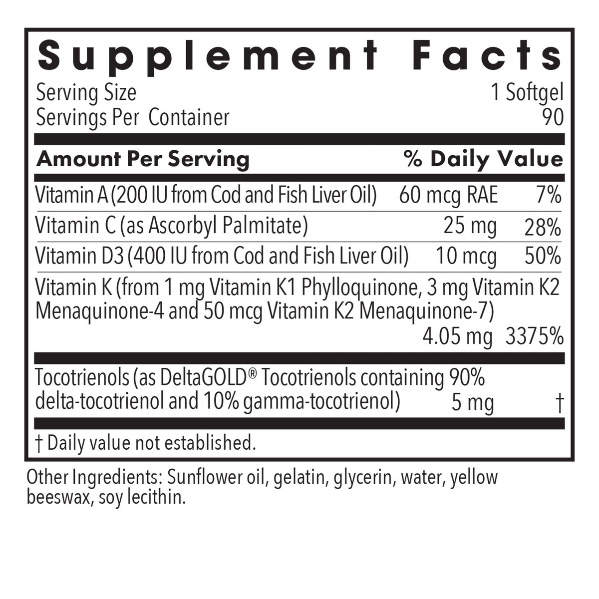 Full Spectrum Vitamin K