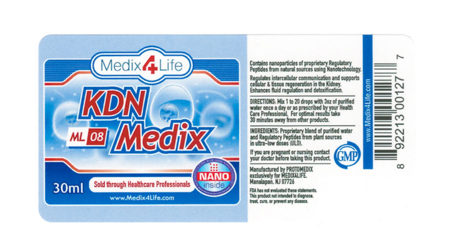 ML-08 KDN Kidney and detoxification Medix 30 ML