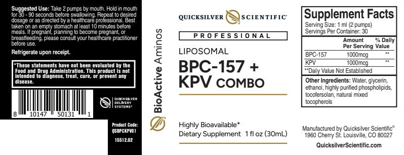 BPC-157 + KPV Combo (1 fl oz / 30 ml)