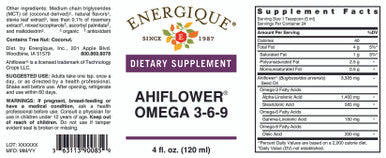 Ahi Flower Omega 3-6-9 (4 oz)