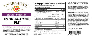Energique Esopha-Tone PM 60 Capsules