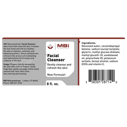 MBi Nutraceuticals Facial Cleanser 8 oz.