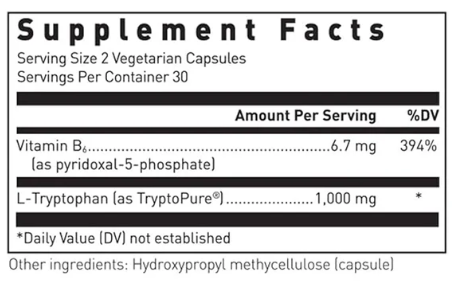 L-Tryptophan 60 Capsules