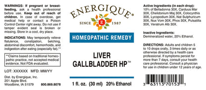 Energique LIVER-GALLBLADDER HP 1 oz