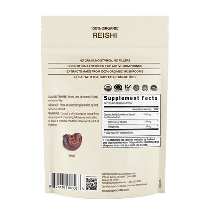 Reishi Mushroom Extract Bulk Powder