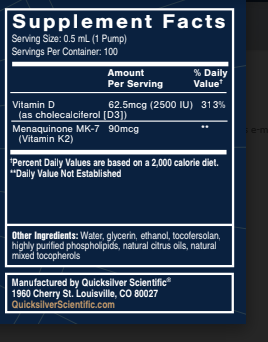 Vitamin D3/K2 -1.7oz