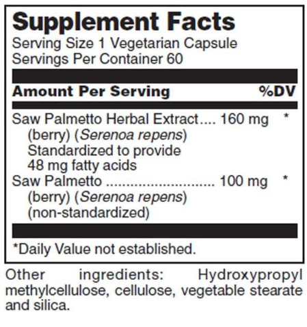 Saw Palmetto Max-V 60 Capsules