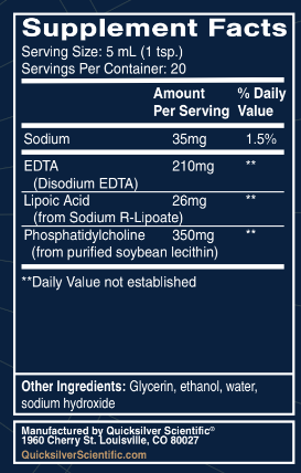 EDTA + R-Lipoic