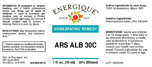 Arsenicum Album 30C 1 oz