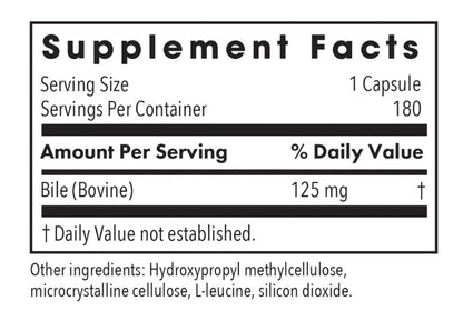 Ox Bile 125 mg