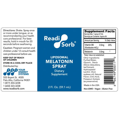 ReadiSorb Melatonin Spray