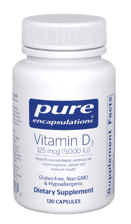 Vitamin D3 5,000 iu (120 Capsules)