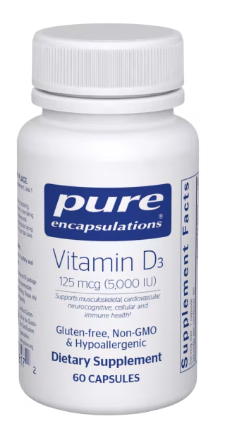 Vitamin D3 5,000 iu (60 Capsules)