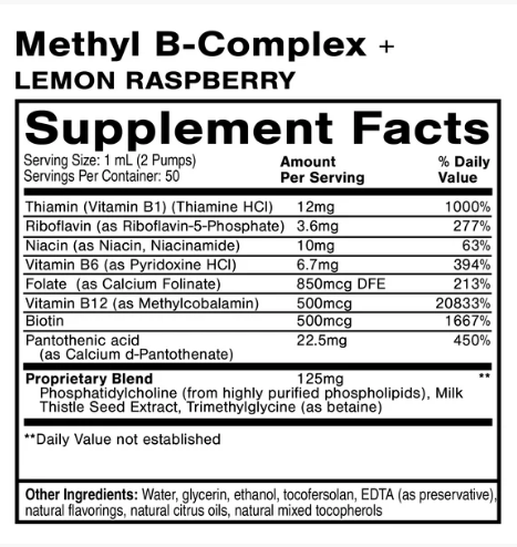 Quicksilver Liposomal Methyl B-Complex