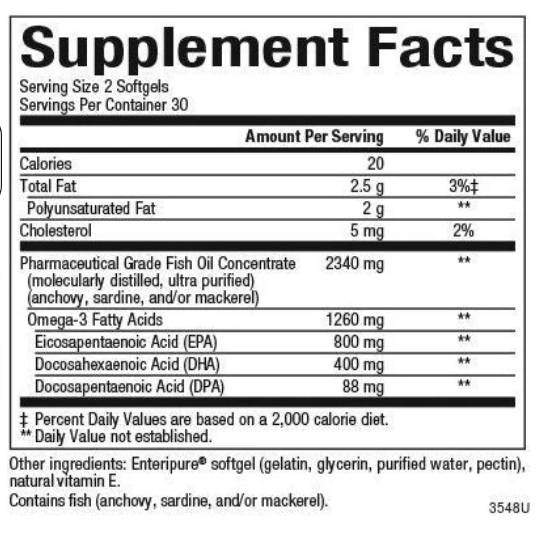 RX OMEGA-3 60 SOFT GELS