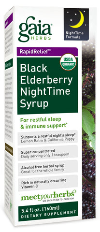 Black Elderberry Night Time Syrup