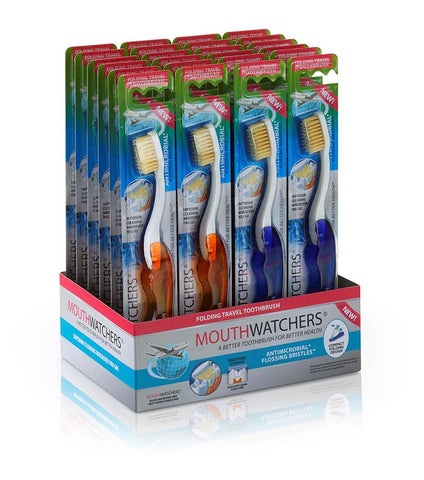 Mouthwatchers Travel Toothbrush - 24 Count Display