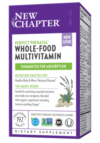 Perfect Prenatal™ Whole-Food Multivitamin, 192 vegetarian tablets